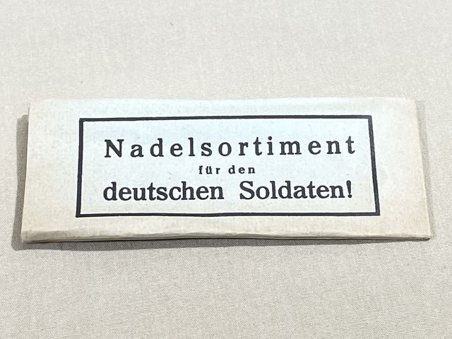 Original WWII German Soldier's Sewing Needle Pack — image 2