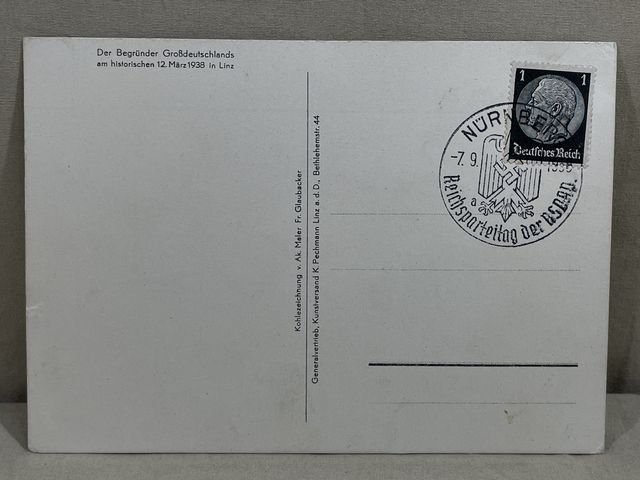 Original Nazi Era German Personality Postcard, HITLER! — image 4