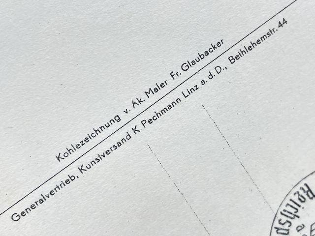 Original Nazi Era German Personality Postcard, HITLER! — image 7