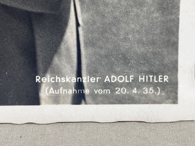 Original Nazi Era German Personality Postcard, HITLER! — image 2