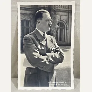 Original Nazi Era German Personality Postcard, HITLER!