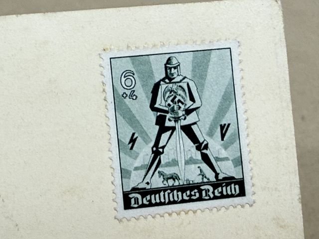 Original Nazi Era German Personality Postcard, HITLER! — image 3
