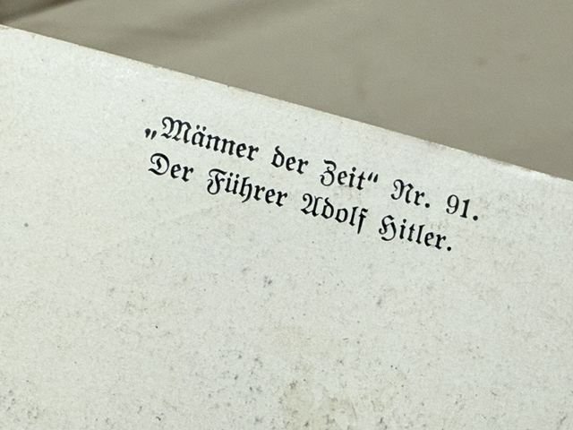 Original Nazi Era German Personality Postcard, HITLER! — image 5