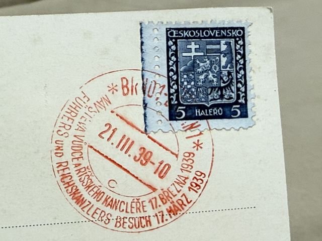 Original Nazi Era German Personality Postcard, HITLER! — image 3