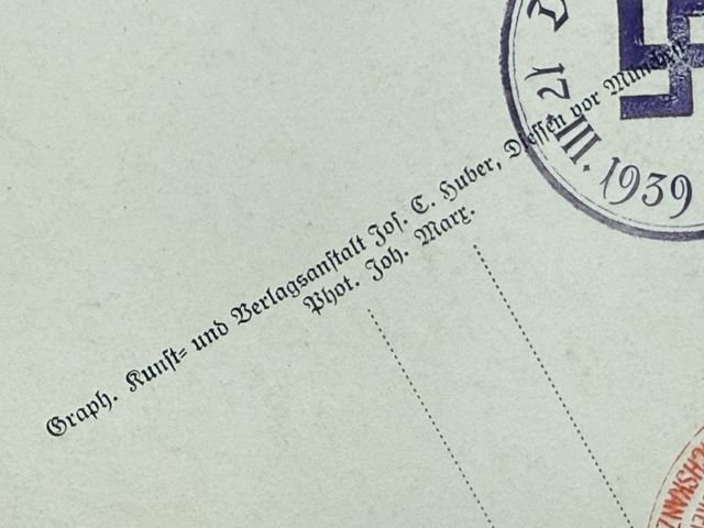 Original Nazi Era German Personality Postcard, HITLER! — image 6