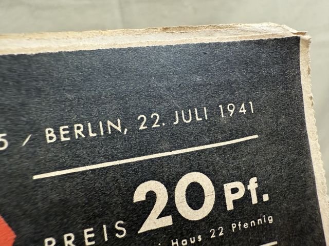 Original WWII German Luftwaffe Magazine Der Adler, July 1941 — image 2