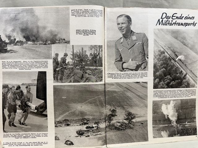 Original WWII German Luftwaffe Magazine Der Adler, July 1941 — image 4