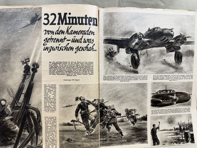 Original WWII German Luftwaffe Magazine Der Adler, July 1941 — image 6