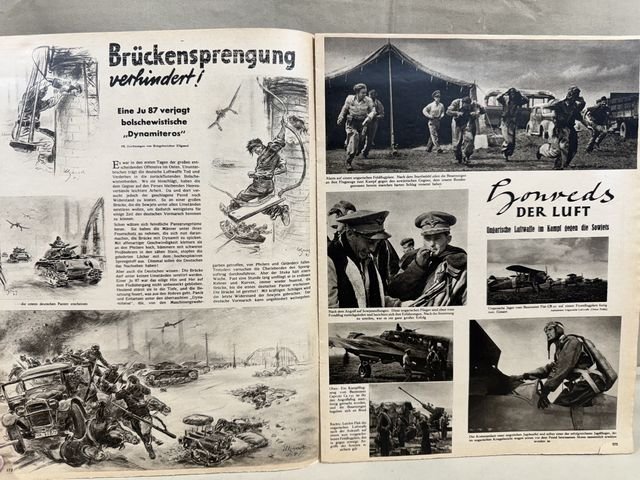 Original WWII German Luftwaffe Magazine Der Adler, November 1941 — image 4