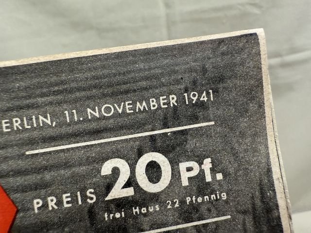 Original WWII German Luftwaffe Magazine Der Adler, November 1941 — image 2