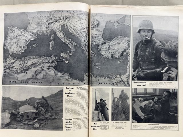 Original WWII German Berliner Illustrierter Zeitung Magazine, November 1942 — image 3