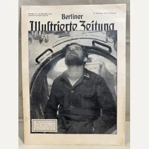 Original WWII German Berliner Illustrierter Zeitung Magazine, November 1942