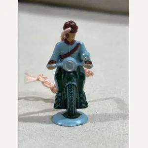 Original WWII German WHW Donation Figure, NSKK Motorcyclist