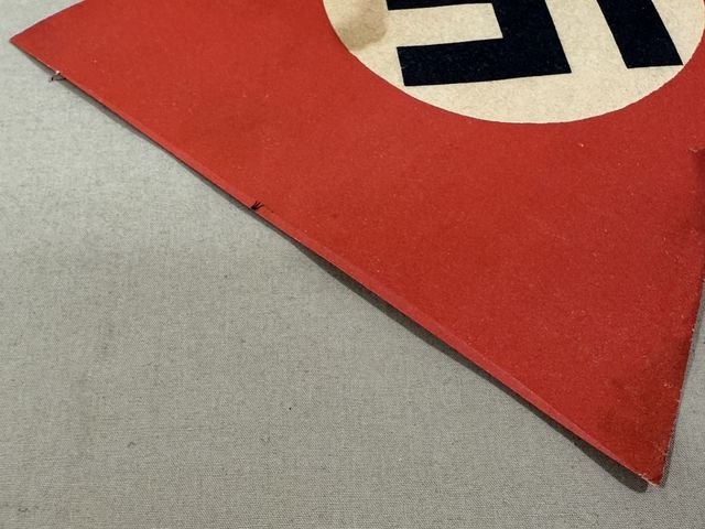 Original Nazi Era German Paper NSDAP Party Rally Pennant Flag — image 7