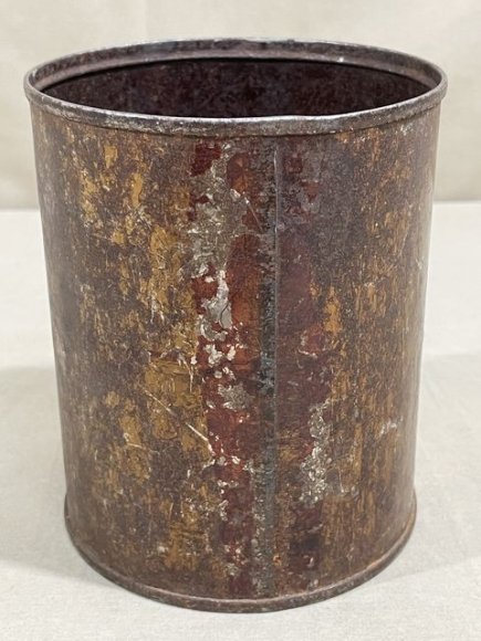 Original WWII German Ration Can, Lacquered Steel — image 2