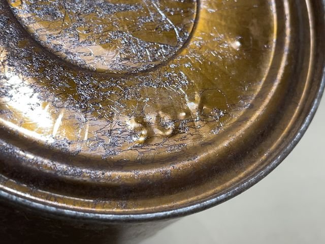 Original WWII German Ration Can, Lacquered Steel — image 6