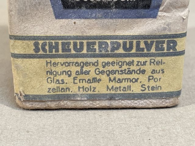 Original WWII Era German ATA Brand Dish Washing Powder, PUTZ UND SCHEUERPULVER — image 16