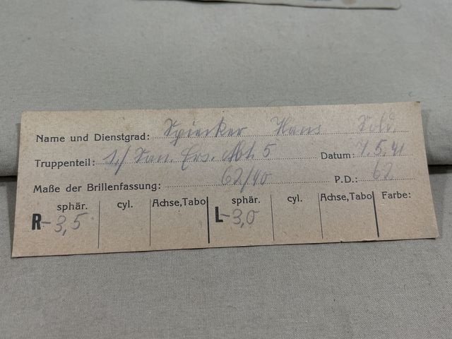 Original WWII German Masken-Brille (Gas Mask Glasses) — image 2