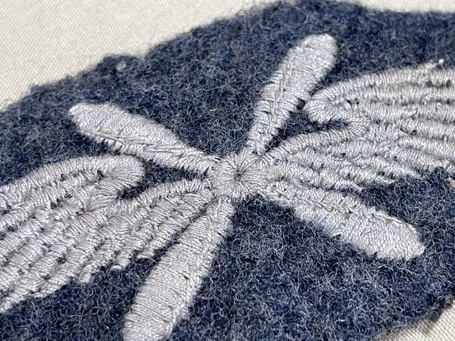 Original WWII German Luftwaffe Flight Personnel's Career Sleeve Insignia — image 2