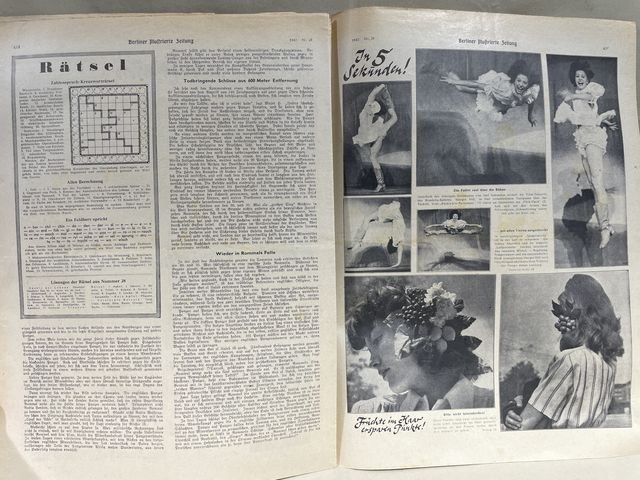 Original WWII German Berliner Illustrierter Zeitung Magazine, July 1942 — image 5