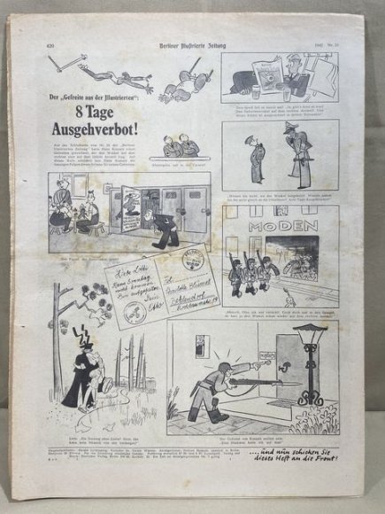 Original WWII German Berliner Illustrierter Zeitung Magazine, July 1942 — image 6