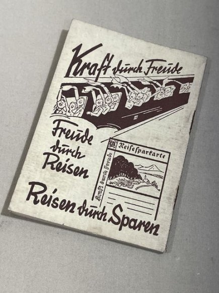 Original Nazi Era German DAF Pocket Atlas Book, TASCHEN ATLAS — image 2