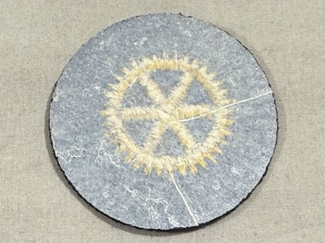 Original WWII German KM Machine Engine EMs Career Sleeve Insignia — image 3