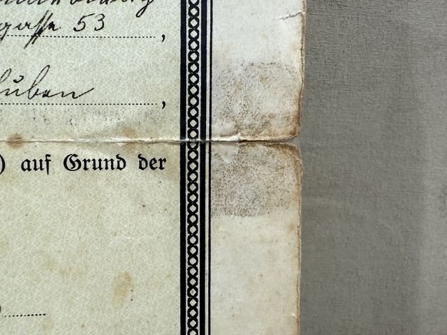 Original WWII German Citizenship ID (For Domestic Use) Document, Staatsangehörigkeitsausweis — image 8