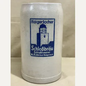 Original WWII or Pre-War German Haigerlocher Schloþbr‰u Beer Stein
