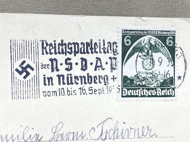 Original Nazi Era German Personality Postcard, HITLER! — image 3
