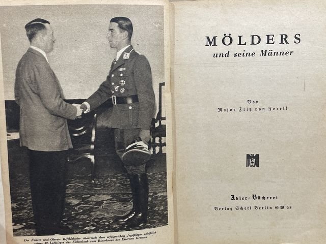 Original WWII German M—lders and His Men Book, M—lders und seine Mðnner — image 3