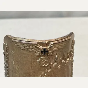 Original Nazi Era German NS-RKB Metal Flag Pole Emblem