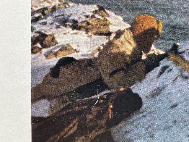 Original WWII German Military Themed Color Print, ON THE POLAR CIRCLE — image 4