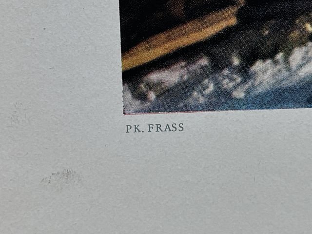 Original WWII German Military Themed Color Print, ON THE POLAR CIRCLE — image 6