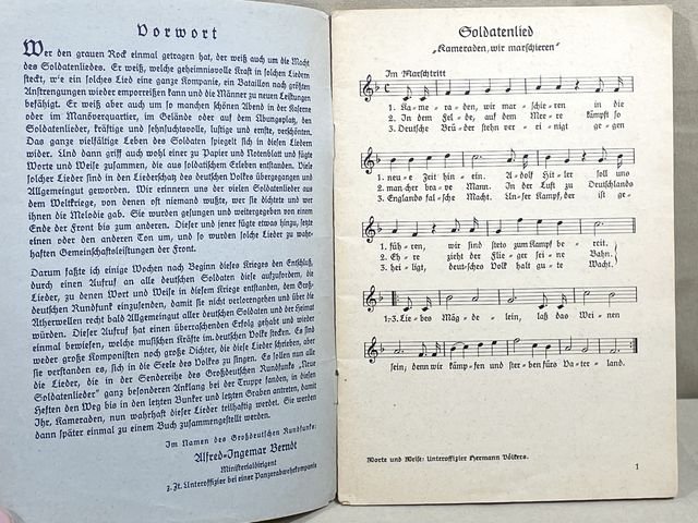 Original WWII German Soldiers Song Book, Das Lied der Front — image 4