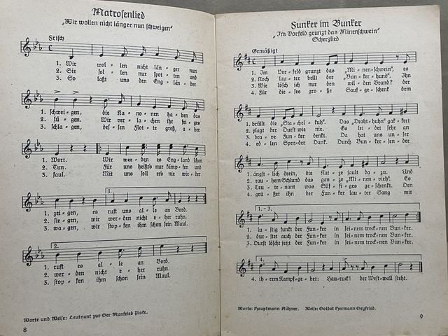 Original WWII German Soldiers Song Book, Das Lied der Front — image 6
