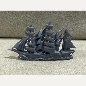 Original WWII German WHW Donation Figure, Old Style Ship