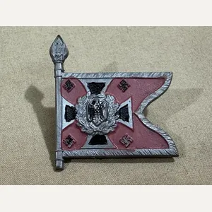 Original WWII German Flag Tinnie, KRAFTFAHRKAMPFTRUPPE