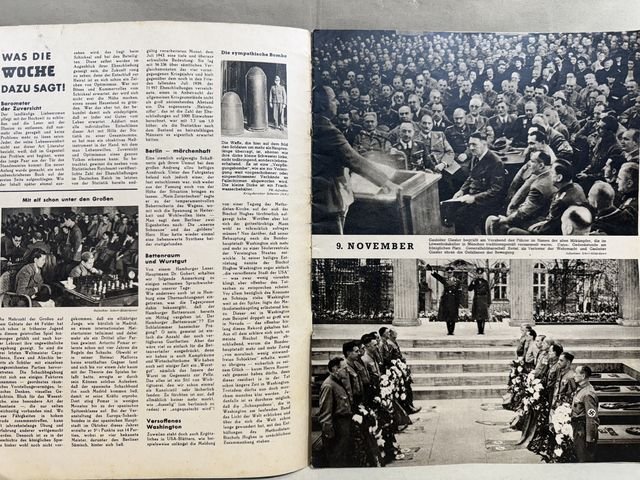 Original WWII German Magazine Die Woche, November 1943 — image 3