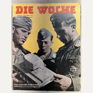 Original WWII German Magazine Die Woche, November 1943