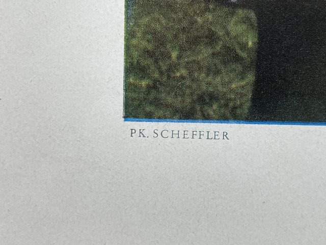 Original WWII German Military Themed Color Print, LIGHT FIELD HOWITZER SHOOTING — image 5