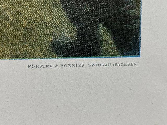 Original WWII German Military Themed Color Print, LIGHT FIELD HOWITZER SHOOTING — image 6