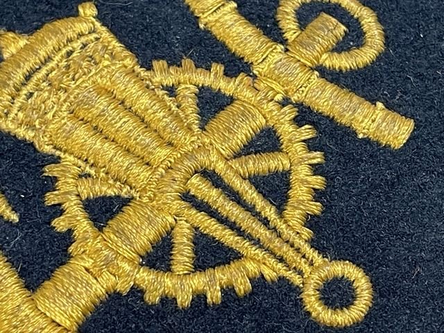 Original WWII German Kriegsmarine (Navy) Blocking Weapons Mechanic NCO's Career Sleeve Insignia — image 3