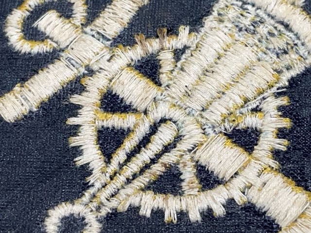 Original WWII German Kriegsmarine (Navy) Blocking Weapons Mechanic NCO's Career Sleeve Insignia — image 6