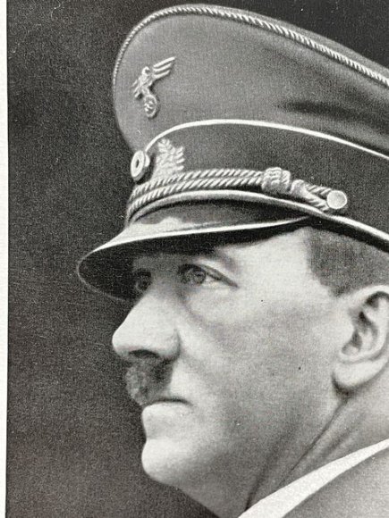 Original Nazi Era German Personality Postcard, HITLER! — image 2