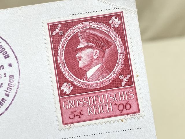 Original Nazi Era German Personality Postcard, HITLER! — image 5