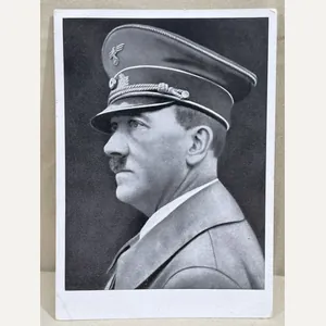 Original Nazi Era German Personality Postcard, HITLER!
