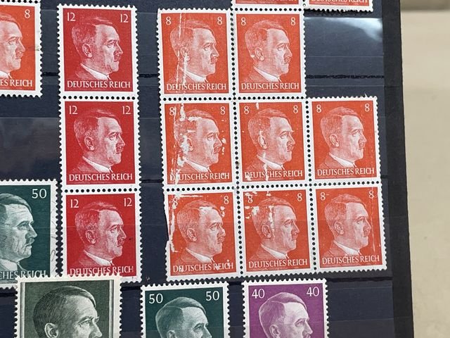 Original Nazi Era German Postage Stamp Set — image 7