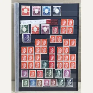 Original Nazi Era German Postage Stamp Set