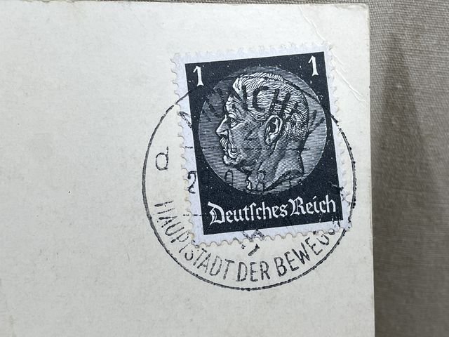 Original Nazi Era German Personality Postcard, HITLER! — image 4
